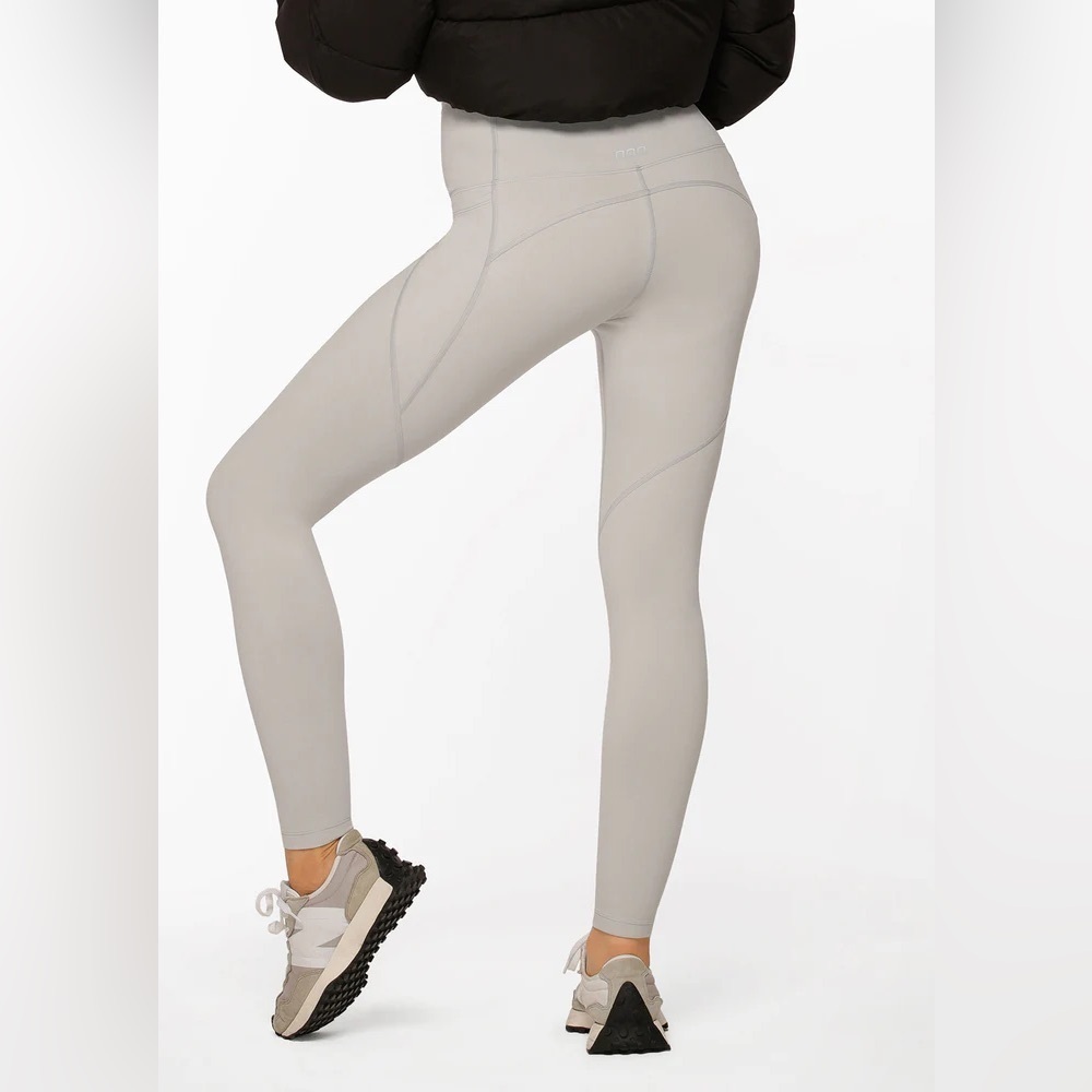 Lorna Jane Soft Gray Active Leggings 0266 - Picture 1 of 5